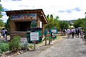 This is the welcome station during normal operations of the Solar Living Center.