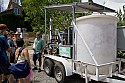 A mobile methane digester on display at Solfest 2007