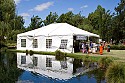 The Sustainable Living pavilion by the poind at SolFest 2007