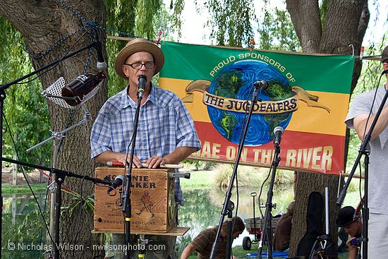 The Jug Dealers provided homegrown entertainment at SolFest 2007