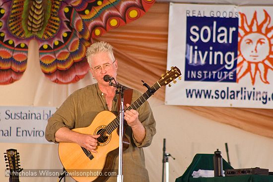 Canadian singer Bruce Cockburn headlined the entertainment at SolFest 2007