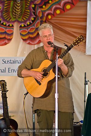 Canadian singer Bruce Cockburn headlined the entertainment at SolFest 2007