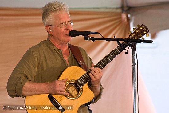 Canadian singer Bruce Cockburn headlined the entertainment at SolFest 2007
