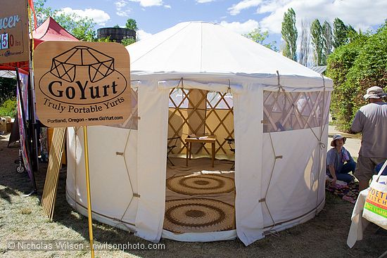 GoYurt exhibit at SolFest 2007