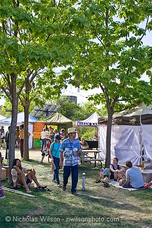 A cool transistional space at SolFest 2007