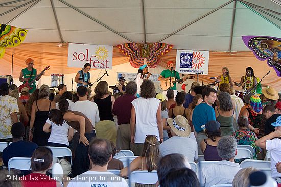 Samba Da from Santa Cruz was a popular headliner at SolFest 2007