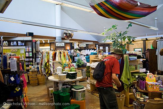 Inside Real Goods store during SolFest 2007