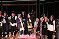Chorus members in Opera Fresca's April 2006 production of Puccini's La Boheme.