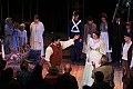 Pedro Rodelas (Rodolfo), Jessica Julin (Mimi), Bryan Boyce (Colline) and members of the chorus take their bows.