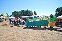 Gertie the Gorse Monster leads a parade through CasparFest.