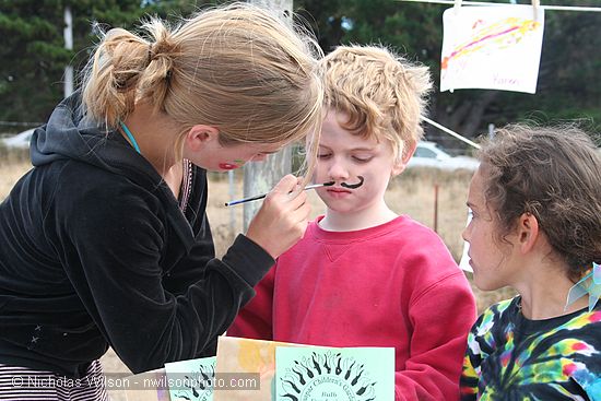 Face painting at CasparFest 2007