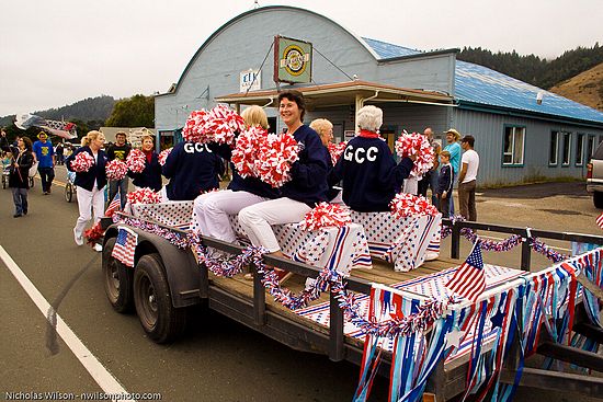 Greenwood Civic Club pom-pom girls