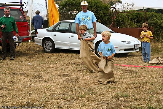 Sack race