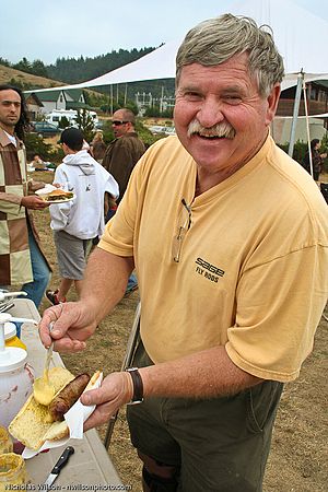 Roff grabs a sausage