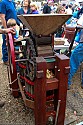 The apple crusher and cider press