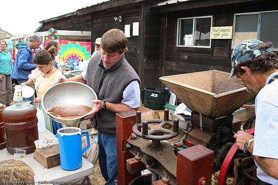 Fresh squeezed apple juice