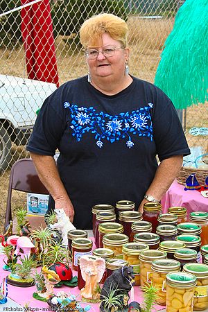 Home canned fruit and veggies, and what are those suspicious looking plants?