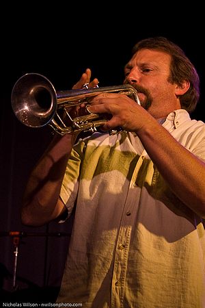 Jim Dooley on trumpet