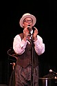 Bill Irwin in performance at Cotton Auditorium, Fort Bragg CA