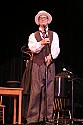 Bill Irwin in performance at Cotton Auditorium, Fort Bragg CA