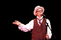 Bill Irwin in performance at Cotton Auditorium, Fort Bragg CA