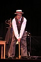 Bill Irwin in performance at Cotton Auditorium, Fort Bragg CA