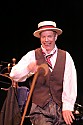 Bill Irwin in performance at Cotton Auditorium, Fort Bragg CA