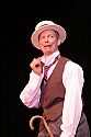 Bill Irwin in performance at Cotton Auditorium, Fort Bragg CA