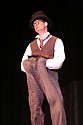 Bill Irwin does some baggy pants schtick at Cotton Auditorium, Fort Bragg CA