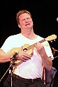 Patrick Irwin on ukulele in a bit with brother Bill Irwin Live at Cotton Auditorium, Fort Bragg CA