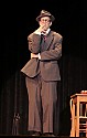 Bill Irwin in performance at Cotton Auditorium, Fort Bragg CA