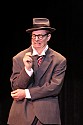 Bill Irwin in performance at Cotton Auditorium, Fort Bragg CA