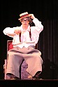 Bill Irwin in performance at Cotton Auditorium, Fort Bragg CA