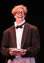 Bill Irwin in performance at Cotton Auditorium, Fort Bragg CA