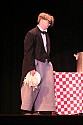 Bill Irwin in performance at Cotton Auditorium, Fort Bragg CA