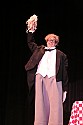 Bill Irwin in performance at Cotton Auditorium, Fort Bragg CA