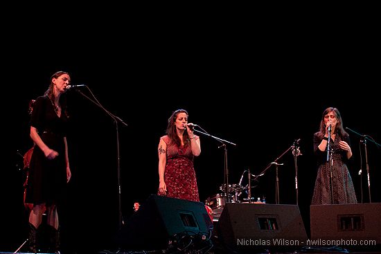 The Wailin Jennys, Mar 7, 2010, Cotton Auditorium, Fort Bragg.