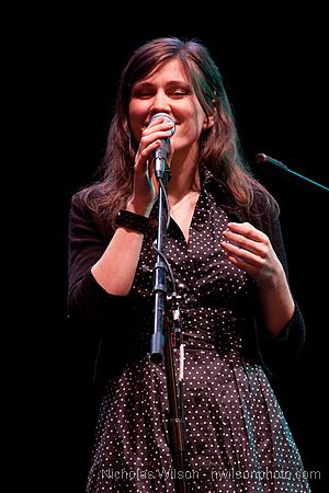 Ruth Moody of The Wailin Jennys, Mar 7, 2010, Cotton Auditorium, Fort Bragg.