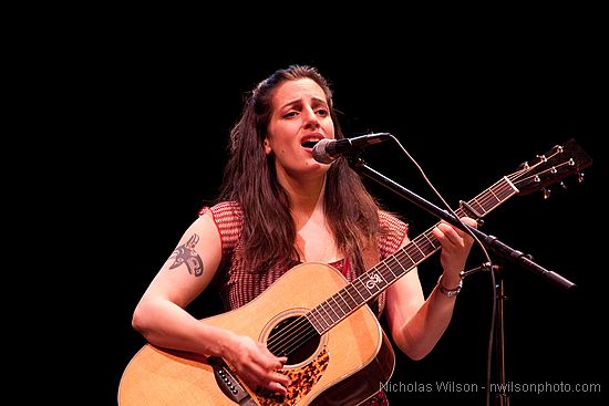 Nicky Mehta of The Wailin Jennys, Mar 7, 2010, Cotton Auditorium, Fort Bragg.