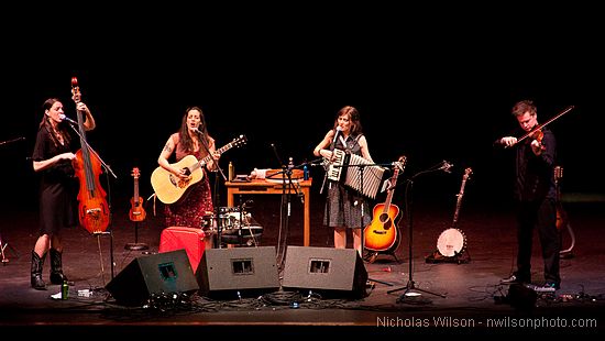 The Wailin Jennys, Mar 7, 2010, Cotton Auditorium, Fort Bragg.