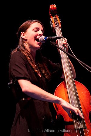 Heather Masse of The Wailin Jennys, Mar 7, 2010, Cotton Auditorium, Fort Bragg.