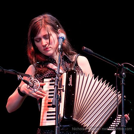 Ruth Moody of The Wailin Jennys, Mar 7, 2010, Cotton Auditorium, Fort Bragg.