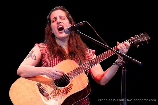 Nicky Mehta of The Wailin Jennys, Mar 7, 2010, Cotton Auditorium, Fort Bragg.