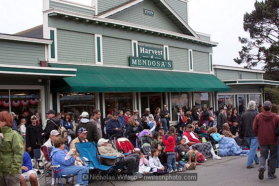 July 4, 2009 parade and festivities in Mendocino CA.