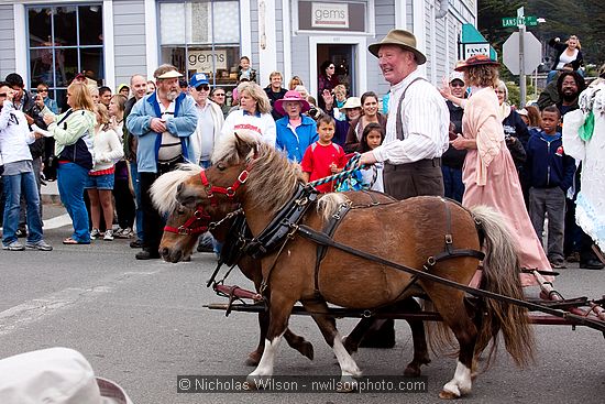 July 4, 2009 parade and festivities in Mendocino CA.