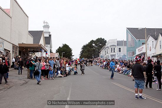 July 4, 2009 parade and festivities in Mendocino CA.