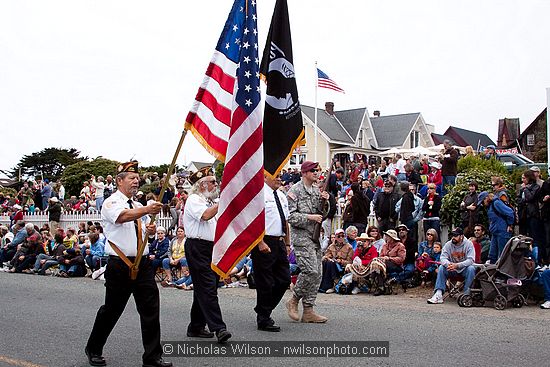 July 4, 2009 parade and festivities in Mendocino CA.