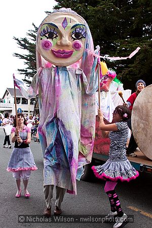 July 4, 2009 parade and festivities in Mendocino CA.