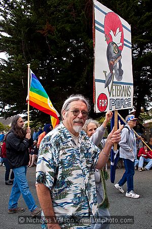 July 4, 2009 parade and festivities in Mendocino CA.