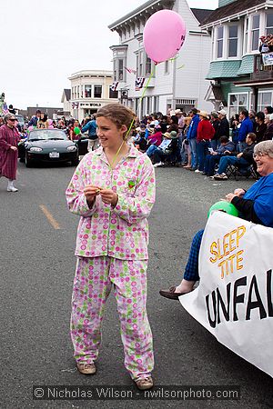 July 4, 2009 parade and festivities in Mendocino CA.